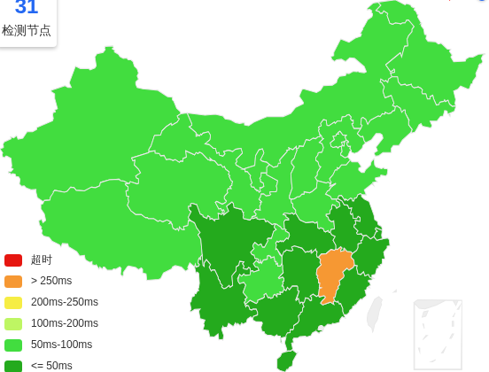 DMIT中国香港VPS去程延迟 · 中国电信