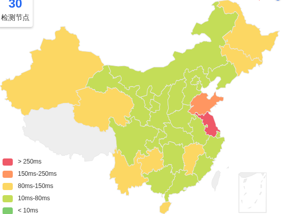 ISIF Cloud日本VPS去程延迟 · 中国联通