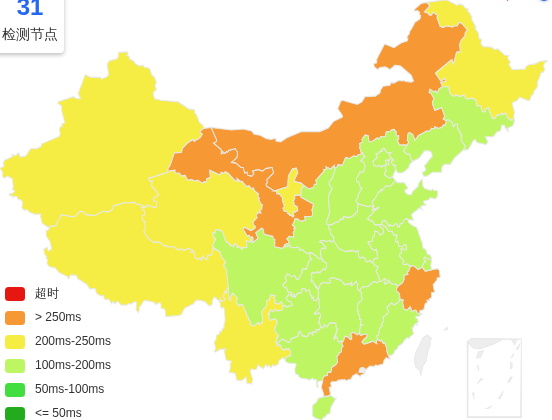 Evoxt印度尼西亚VPS去程延迟 · 中国移动