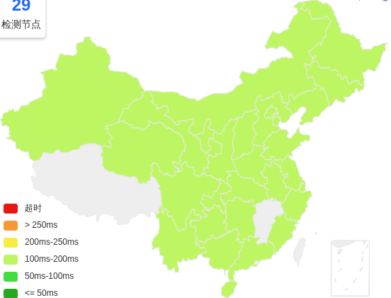 丽萨主机德国VPS去程延迟 · 中国联通