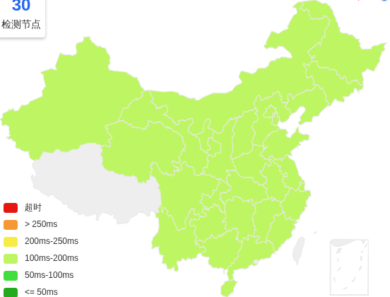 云悠德国法兰克福VPS去程延迟 · 中国联通