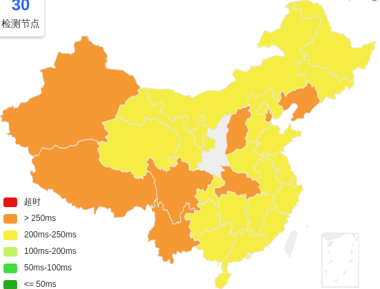 Fourplex美国纽约VPS去程延迟 · 中国电信
