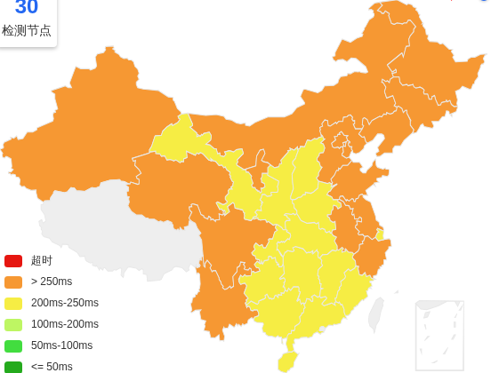 Fourplex美国纽约VPS去程延迟 · 中国联通