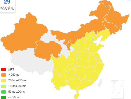 AkileCloud日本VPS去程延迟 · 中国联通