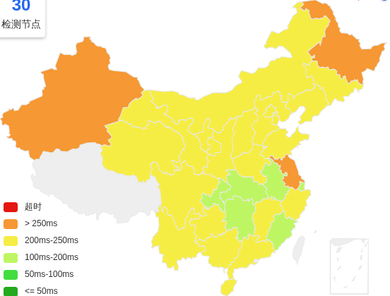 六六云美国洛杉矶VPS去程延迟 · 中国联通