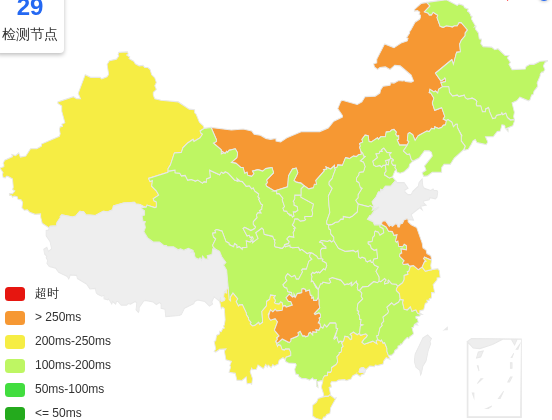 ISIF Cloud韩国VPS去程延迟 · 中国联通
