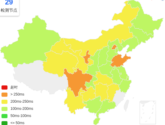 Evoxt荷兰阿姆斯特丹VPS去程延迟 · 中国联通