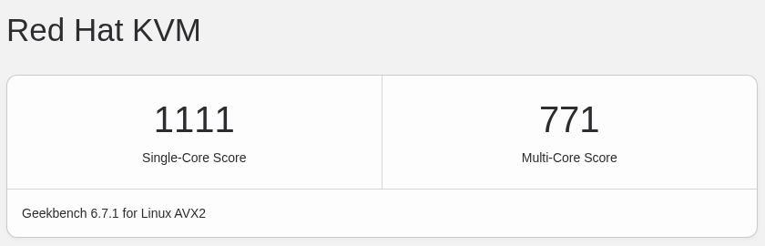 Evoxt荷兰阿姆斯特丹VPSGeekbench 6性能测试结果