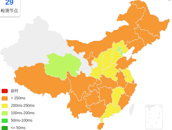 Evoxt瑞士苏黎世VPS去程延迟 · 中国移动