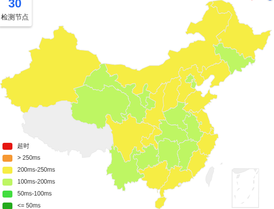 Evoxt瑞士苏黎世VPS去程延迟 · 中国联通