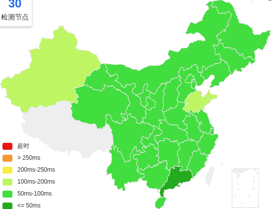 ISIF Cloud新加坡VPS去程延迟 · 中国联通