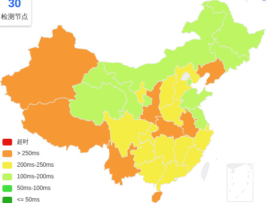 Evoxt德国法兰克福VPS去程延迟 · 中国移动