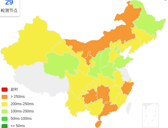 Evoxt德国法兰克福VPS去程延迟 · 中国联通