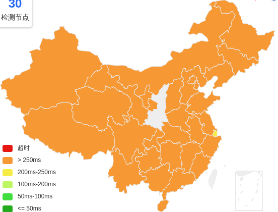 AkileCloud中国香港VPS去程延迟 · 中国电信